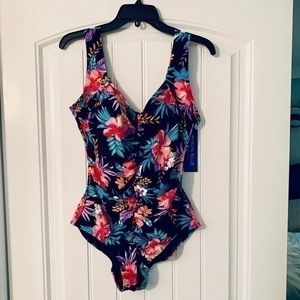 Byron Blue Australia swimsuit exotic flora…